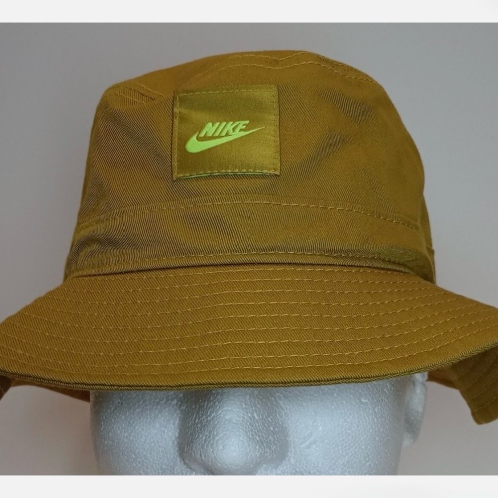 NEW NIKE [S/M] Adult Unisex Bucket Golf Hat/Cap, Golden Moss Color